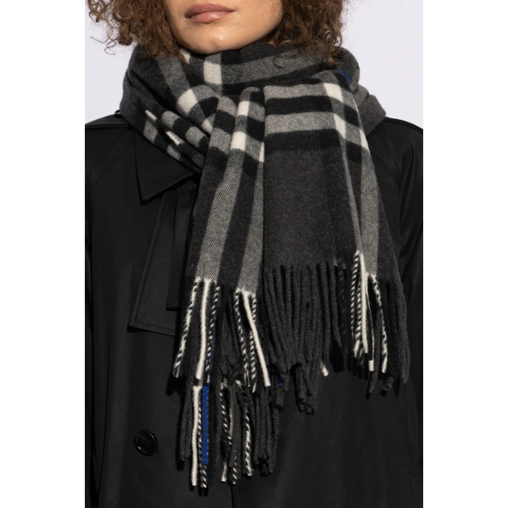 Burberry Kasjmier sjaal Gray Unisex