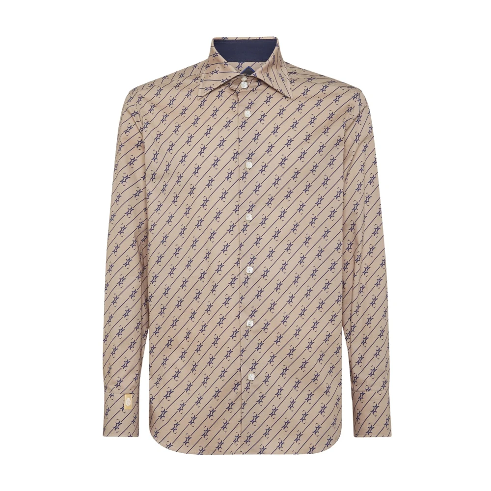 Billionaire Casual Button-Up Shirt Beige Heren