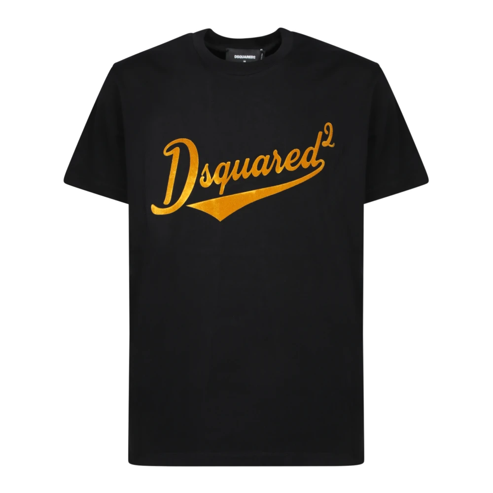 Dsquared2 Men's Black Logo T-Shirt Crew Neck