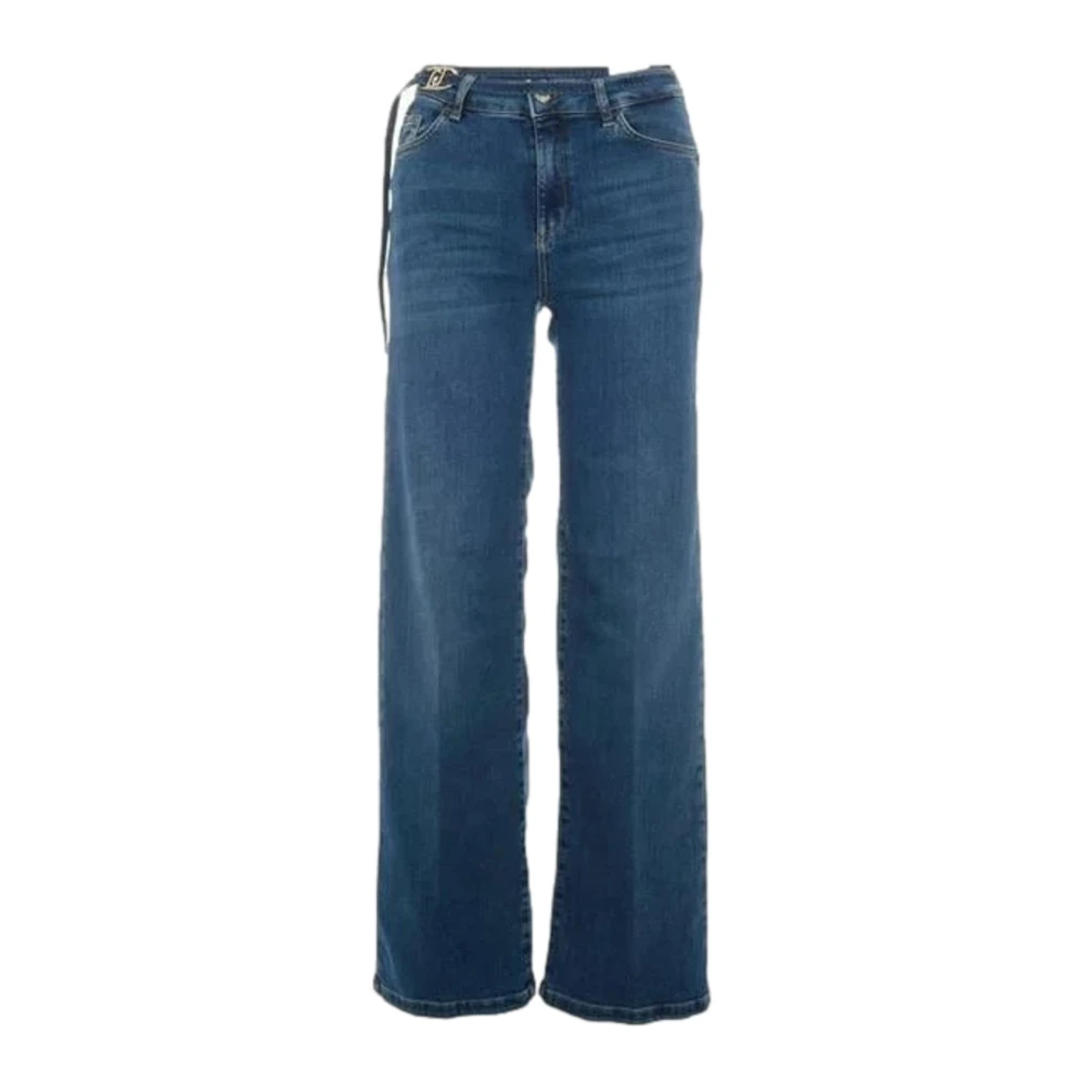 Liu Jo Donna Blu Jeans Denim Vita Alta