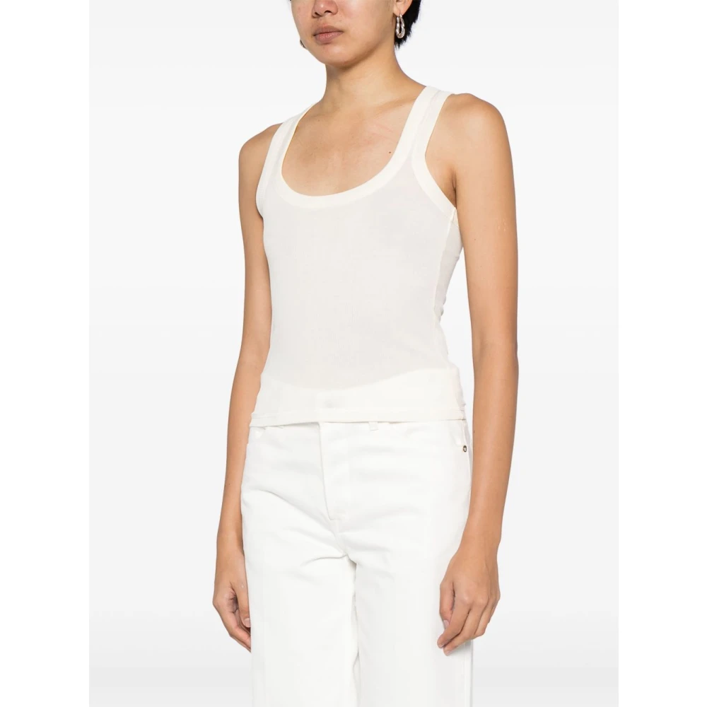 Jacquemus Witte Canale Tanktop White Dames