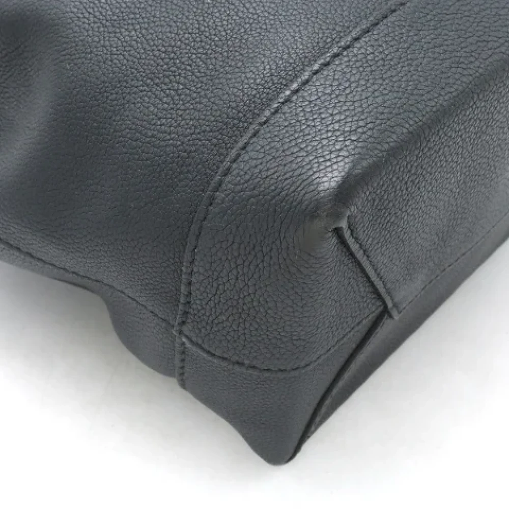 Louis Vuitton Vintage Pre-owned Leather backpacks Black Dames