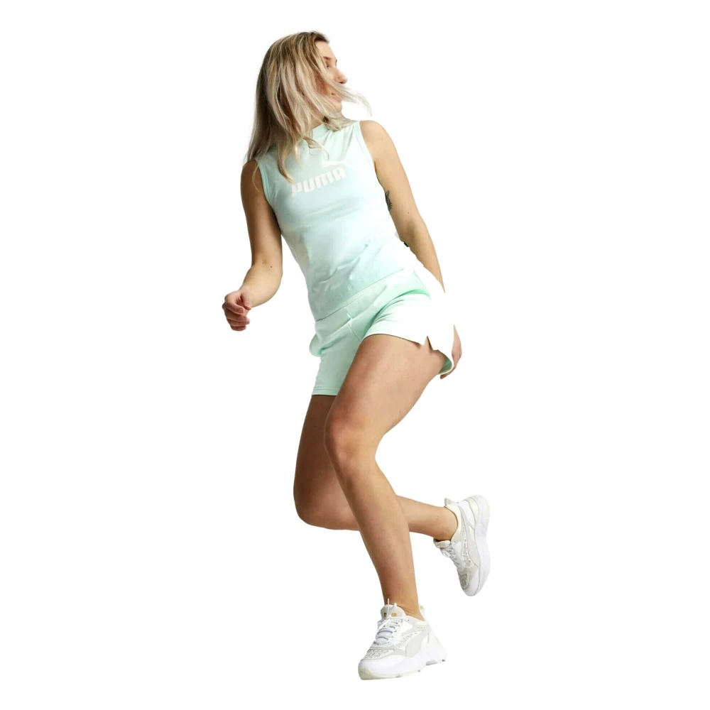 Puma Essesential Tank Top Green Dames
