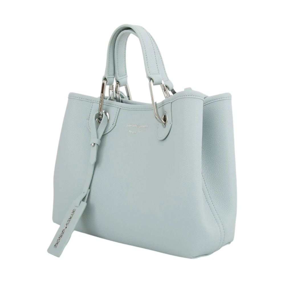 Emporio Armani Celeste Winkel Tas Blue Dames