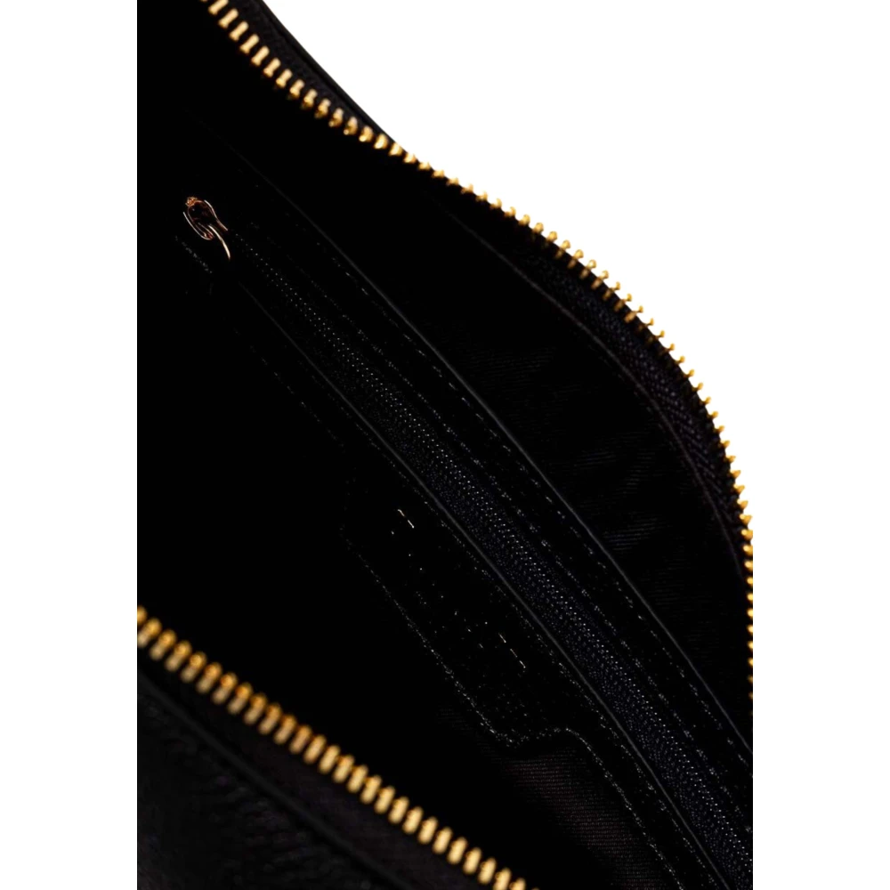 Twinset Zwarte handtas met ritssluiting Black Dames