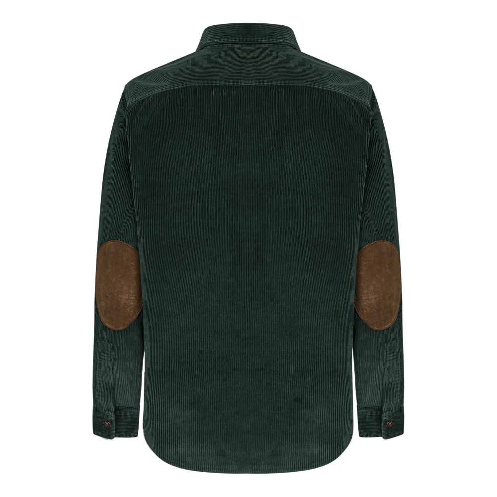 Polo Ralph Lauren Groen Cargo Zak Overhemd Klassieke Pasvorm Green Heren