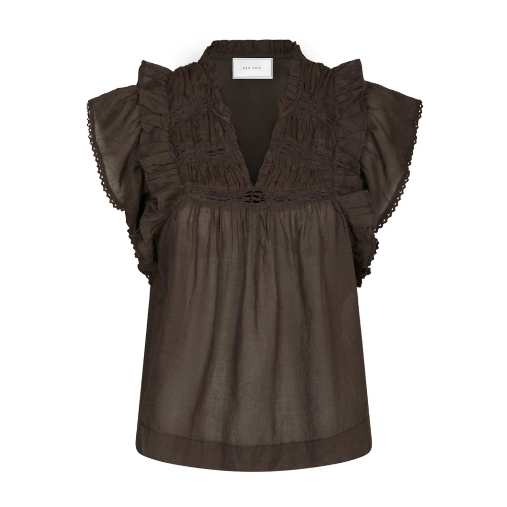 Neo Noir , Damen, Blusen & Hemden, Braun, M