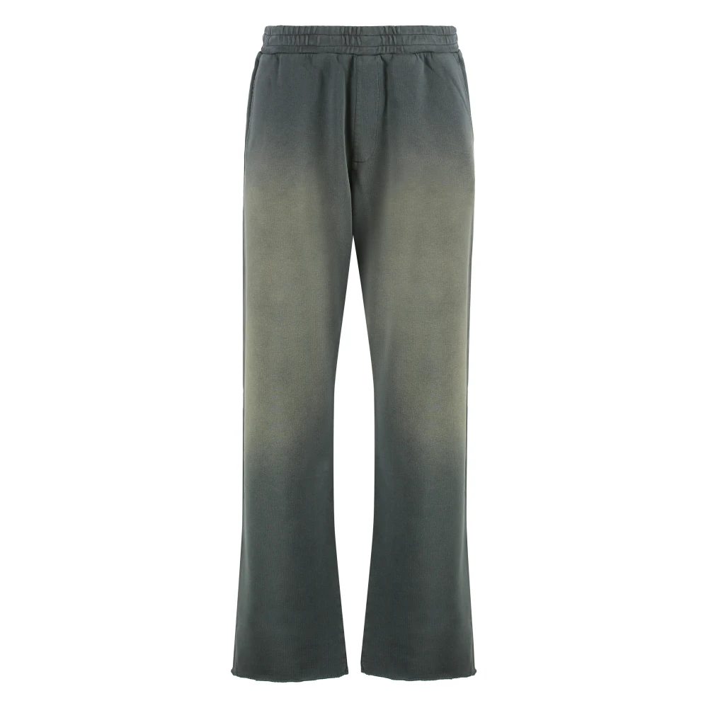 Golden Goose Men's Gray/Golden Cotton Pants