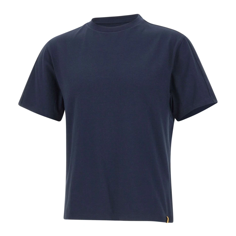 K-Way Men's Blue T-Shirts, M, Fantome Ice Cotton T-Shirt