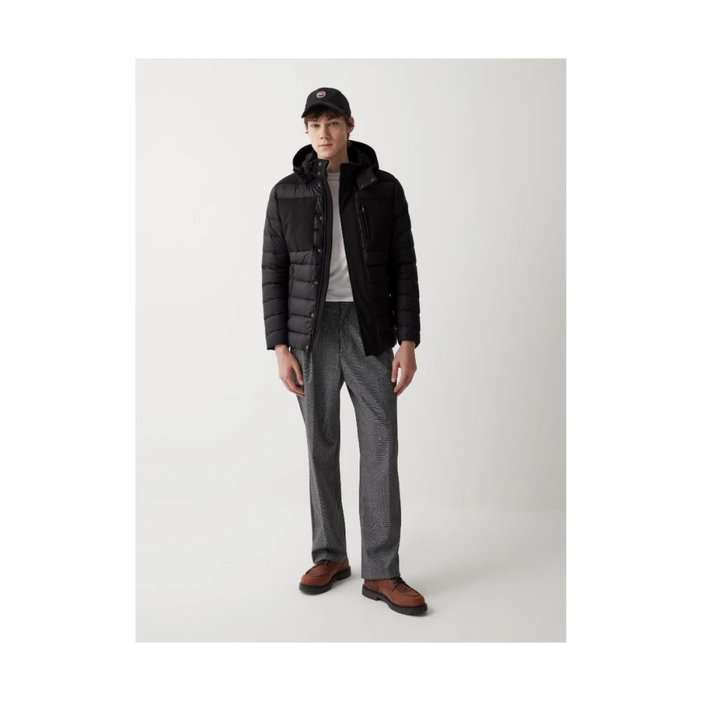 Colmar Zwarte Winterjas met Afneembare Capuchon Black Heren