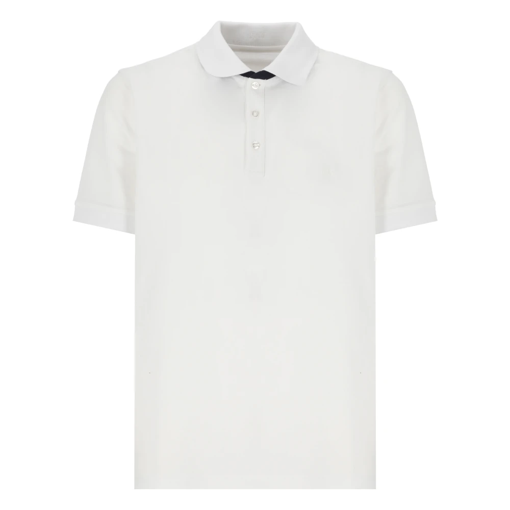 Fay Witte Polo Shirt met Kraag White Heren