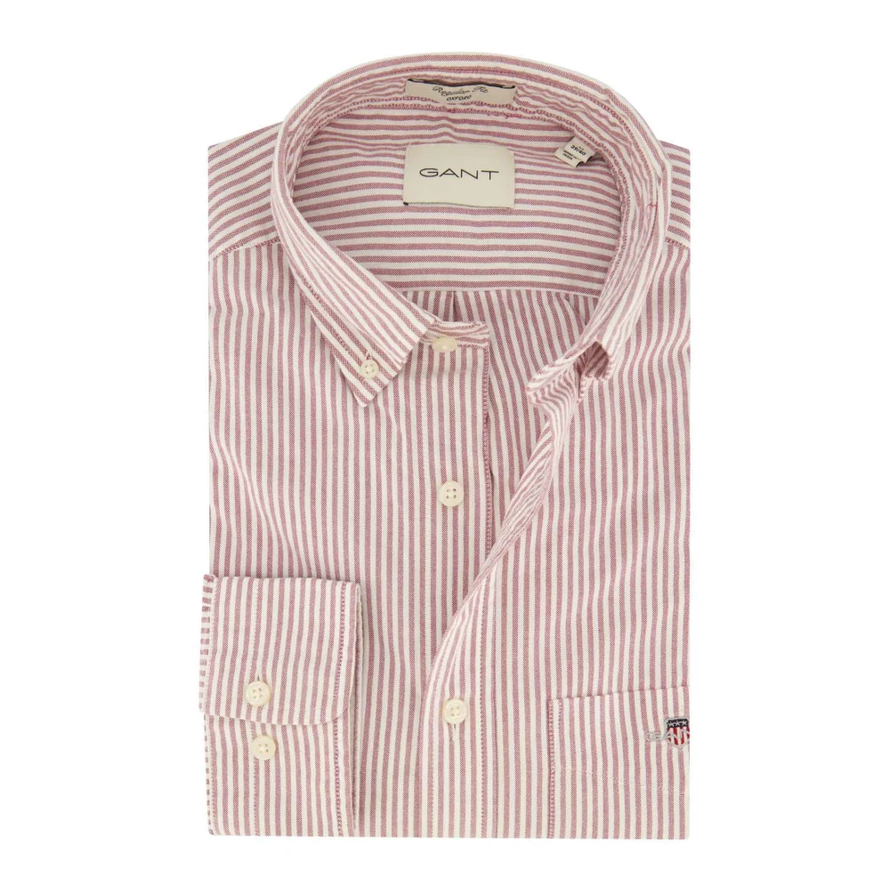 Gant Casual Roze Overhemd Pink Heren