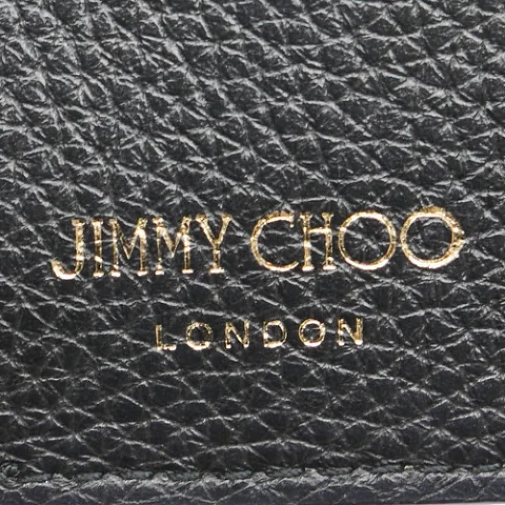 Jimmy Choo Pre-owned Leather wallets Black Dames