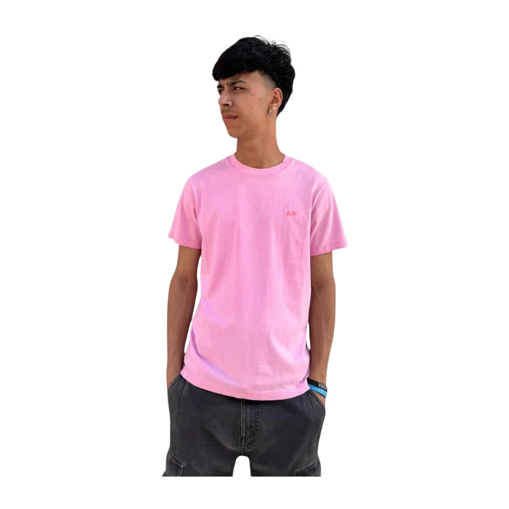 Sun68 - Tops > T-Shirts - Pink - Sun68 - Modalova