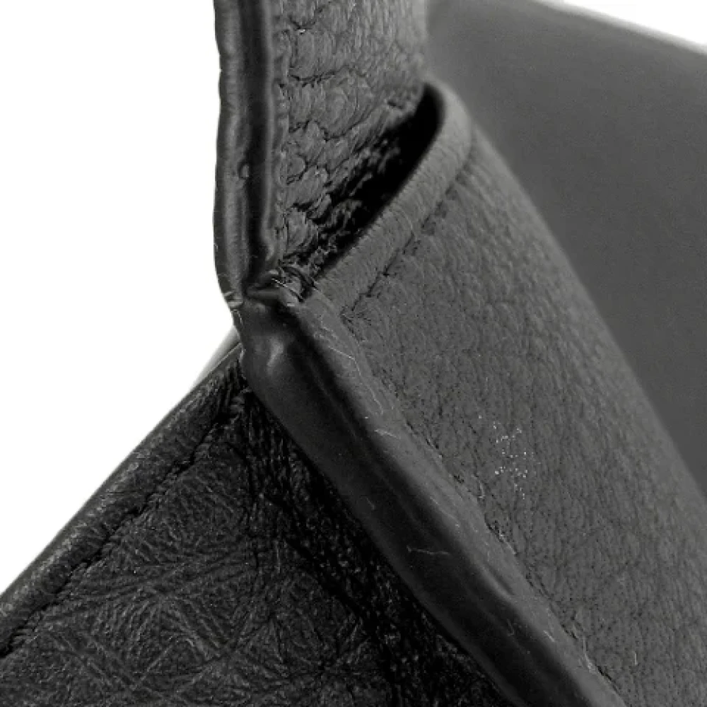 Fendi Vintage Pre-owned Leather wallets Black Dames