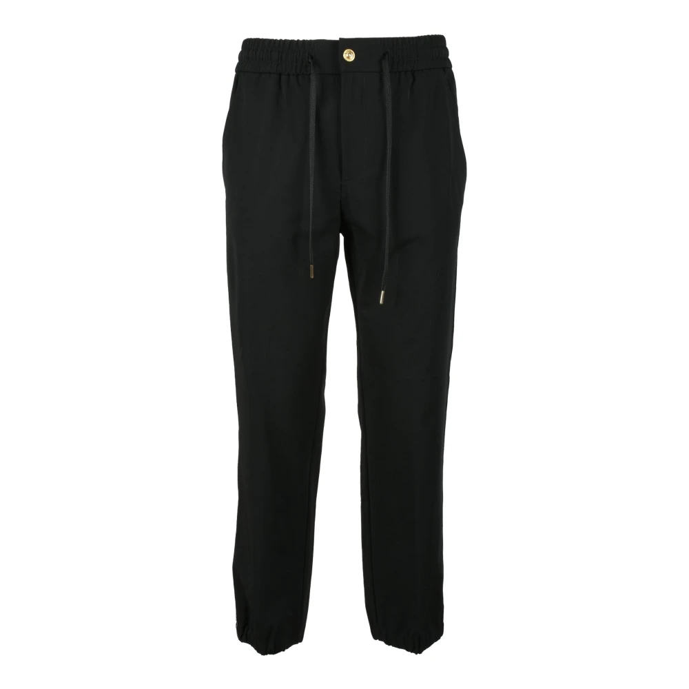 Versace Jeans Couture Elegante Couture Broek Black Heren