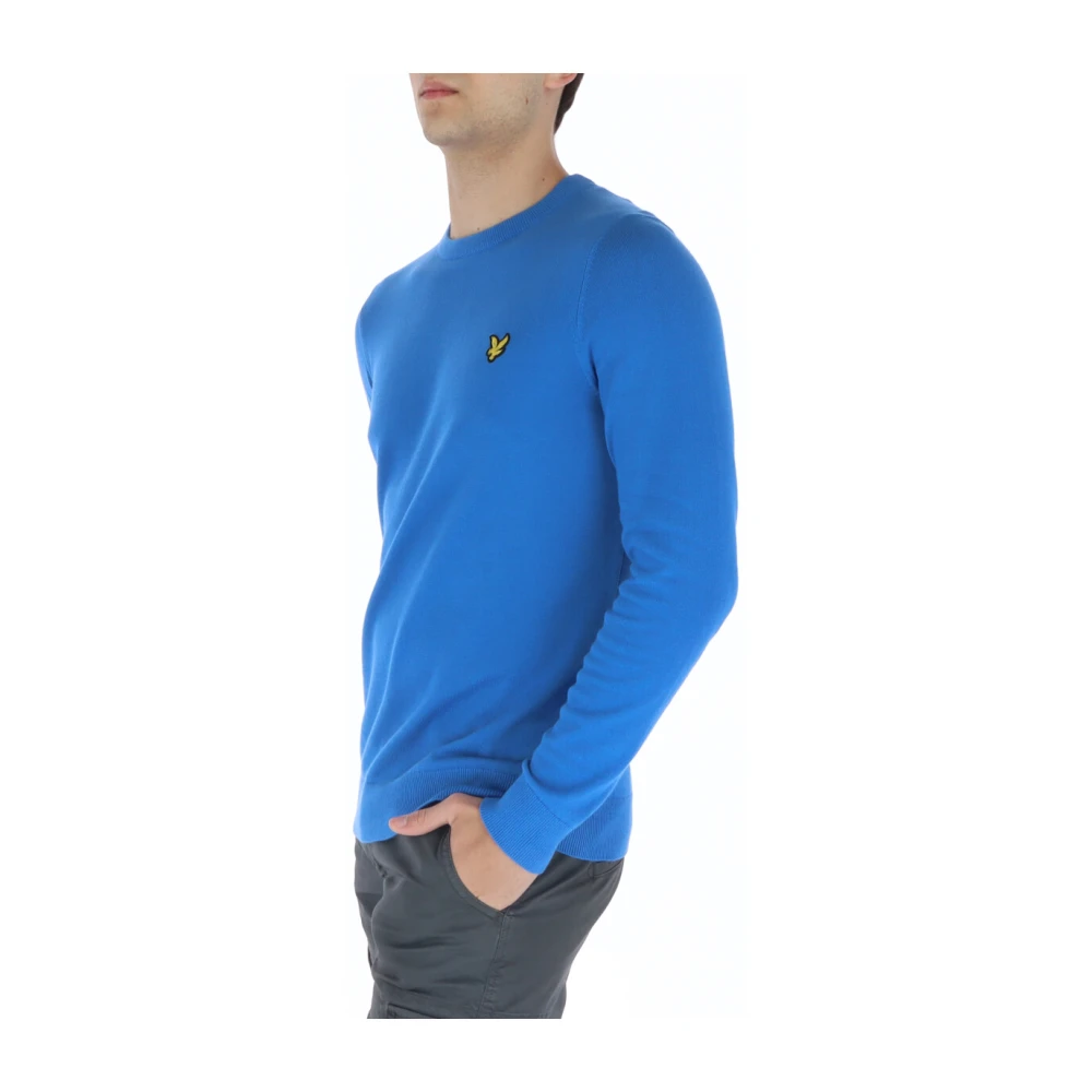 Lyle & Scott Katoenen herentrui Blue Heren