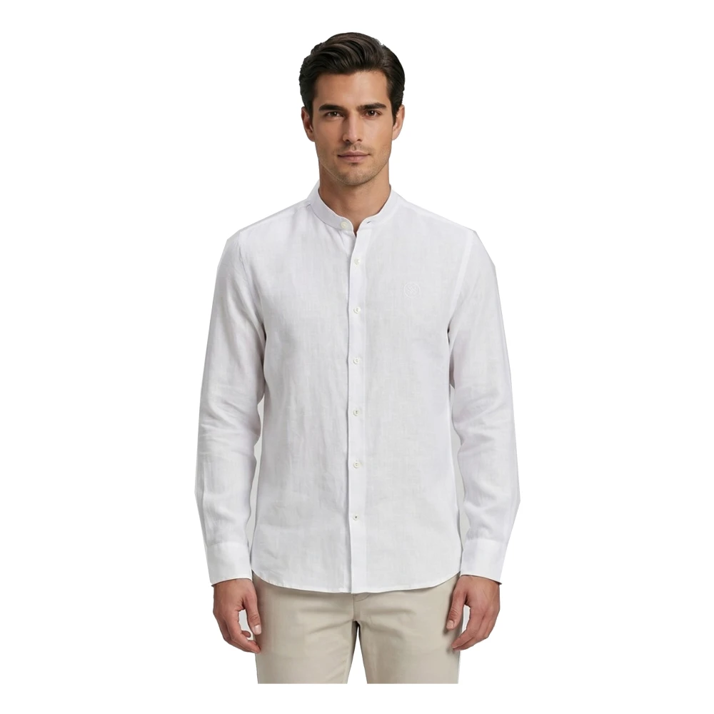 North Sails Men's White Casual Shirts, Xl, Linen Shirt