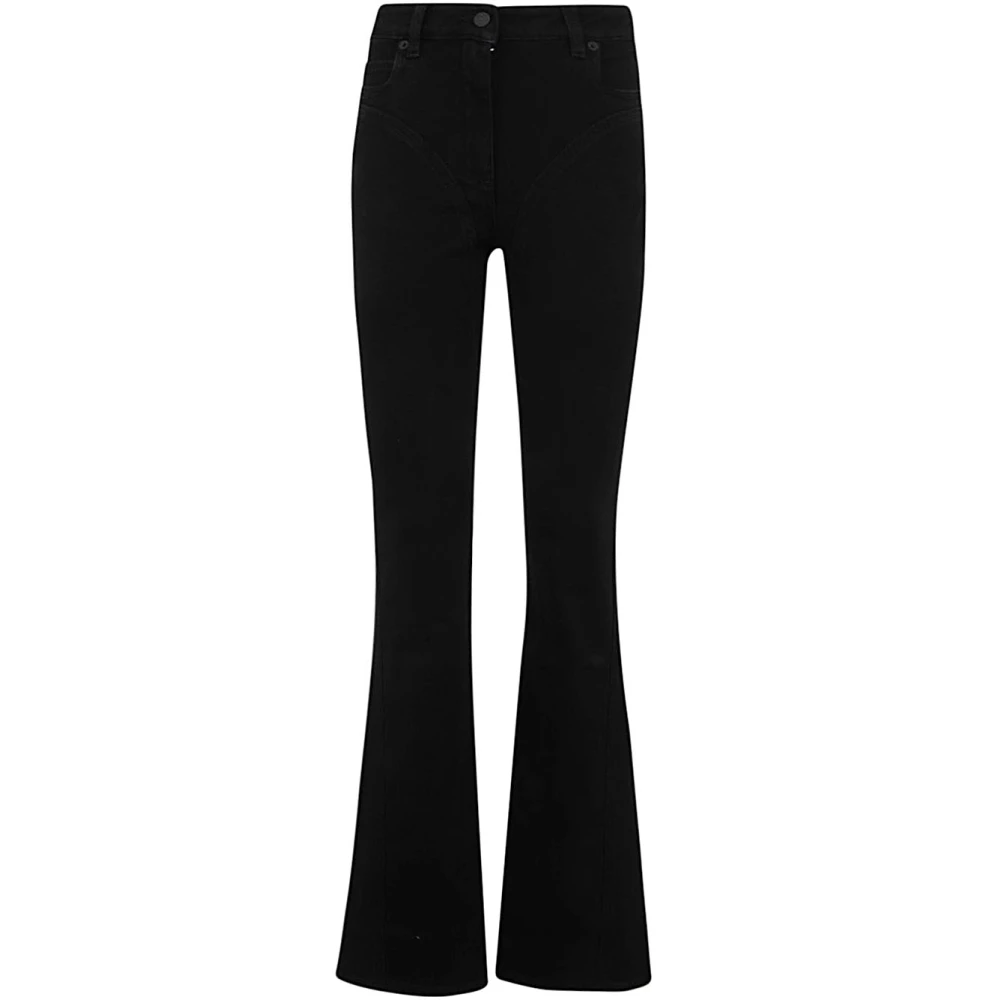 Mugler Zwarte Jeans Pa0398 Black Dames