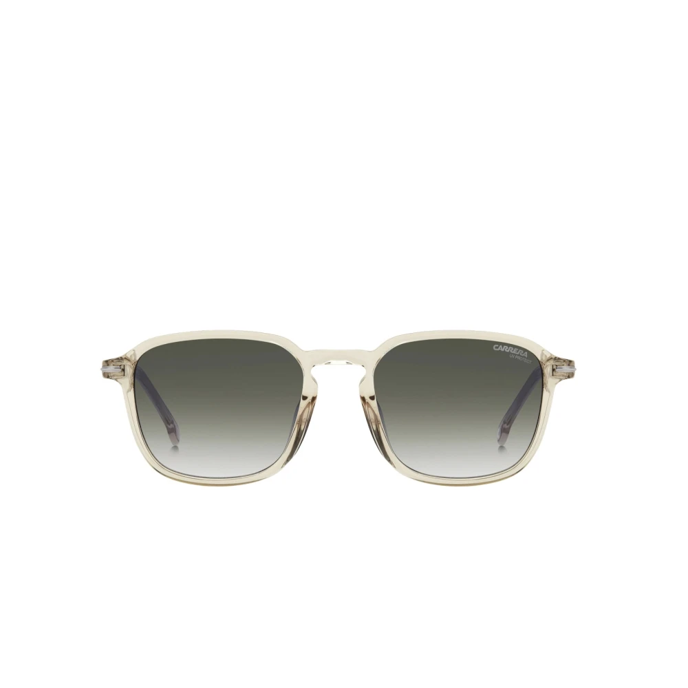 Carrera Men's Beige Square Acetate Sunglasses Green Gradient - Sunglasses - 53 Mm - Accessories