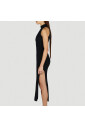 robe-maxi-en-maille-losange
