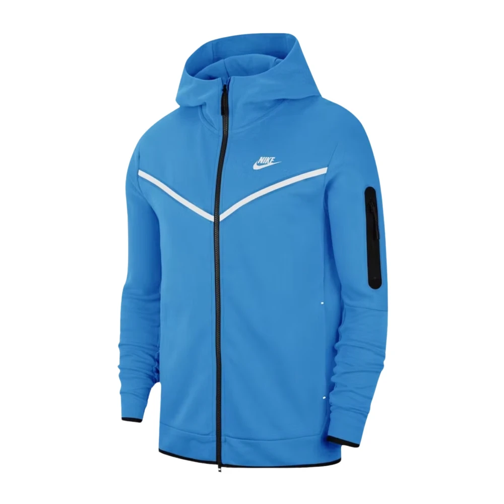 Nike Beperkte oplage Tech Fleece Hoodie Blauw Wit Blue Heren