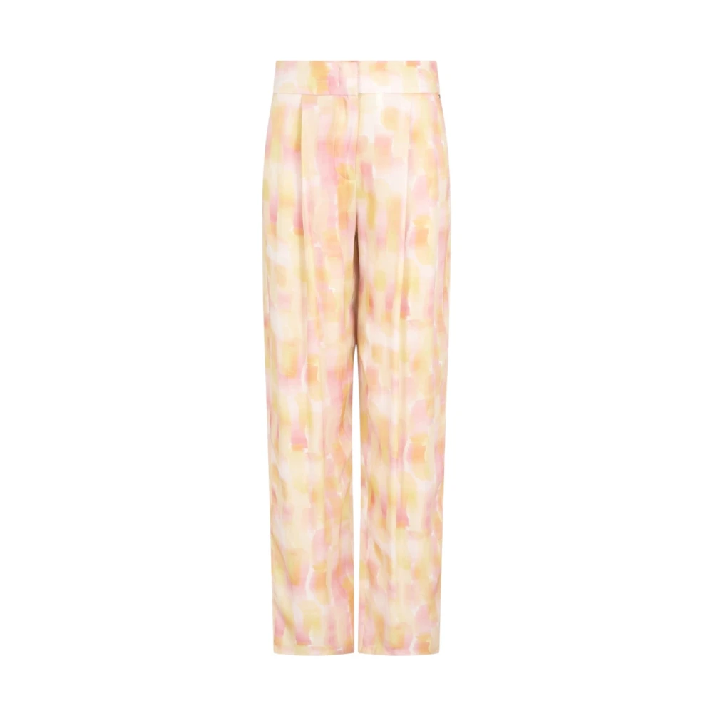 Emporio Armani Women's Multicolor Wide Trousers - Wide Trousers - 3XL - Trousers