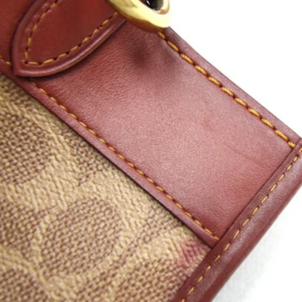 Coach Pre-owned Leather handbags Brown Dames