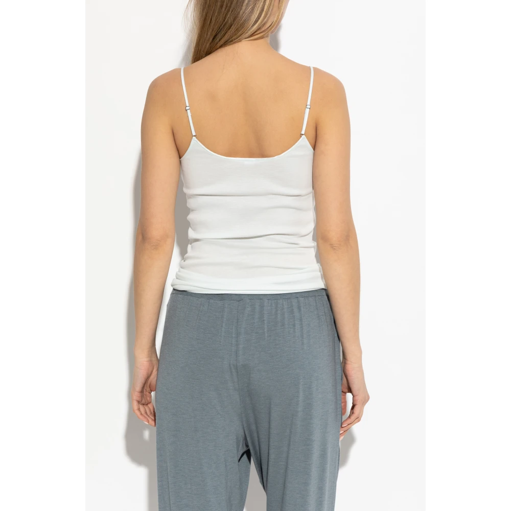 Hanro Top Seamless White Dames