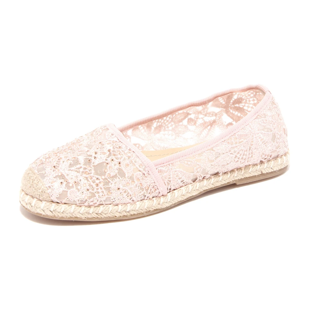 Pinko Women's Beige Loafers Shoes Made In Italy