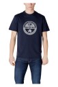 t-shirt-en-coton-bleu-manches-courtes