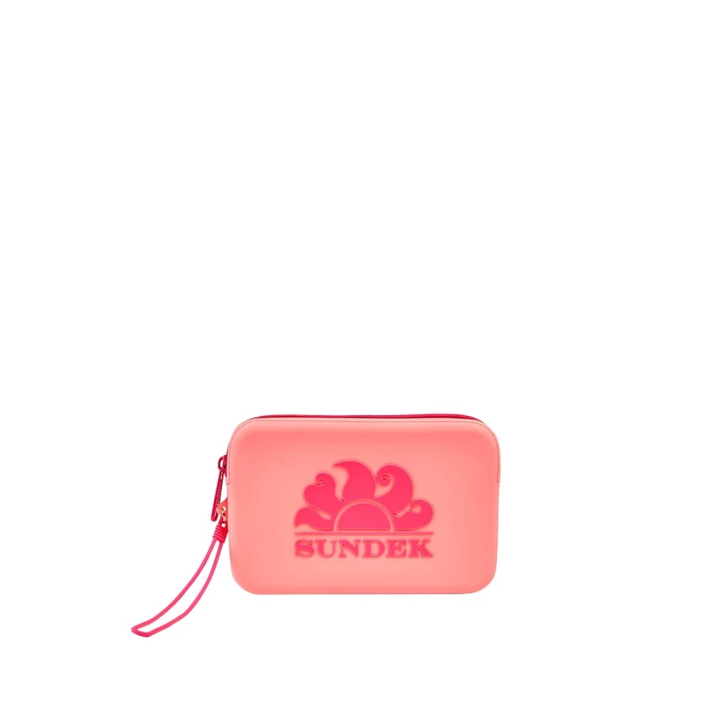 Sundek Logo Breeze Pouch Pink Dames