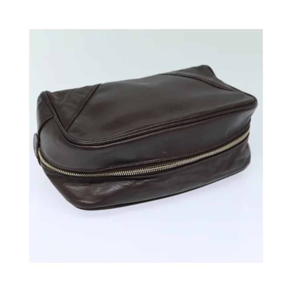 Chanel Vintage Pre-owned Leather chanel-bags Brown Dames