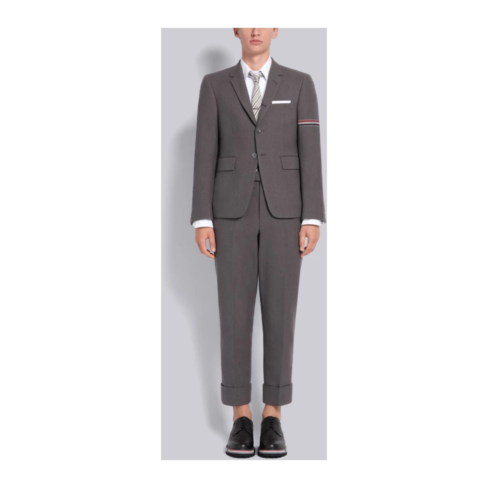 Thom Browne Suit Trousers Gray Heren