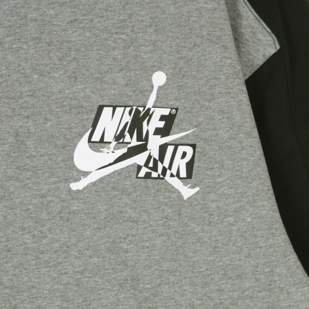 Jordan Klassieke Carbon Crewneck Sweatshirt in Zwart Multicolor Heren