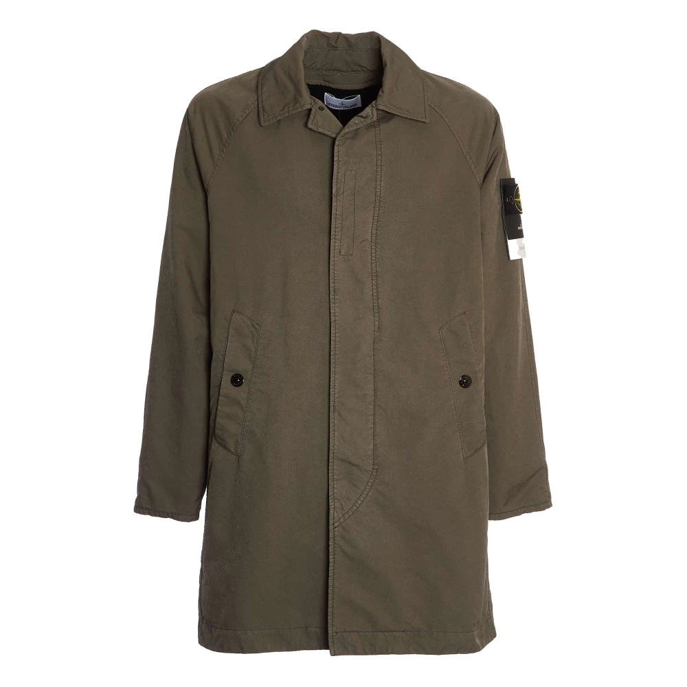 Stone Island Innovatieve Marrone Jas Aw24 Stijl Brown Heren