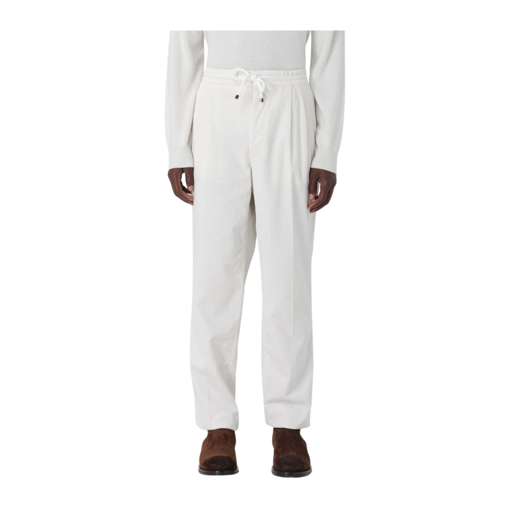 Trousers > Straight Trousers - - Brunello Cucinelli - Modalova