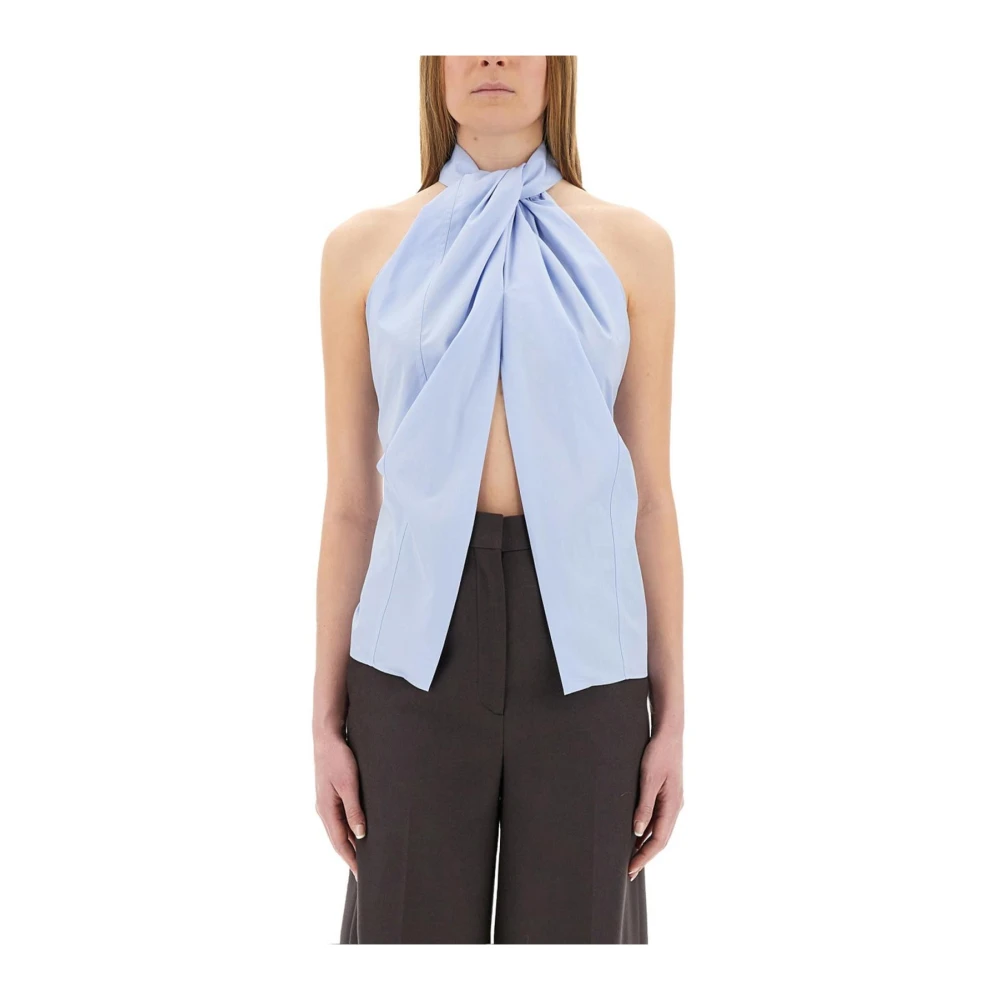 Stella Mccartney Donna Blu Camicette M, New,