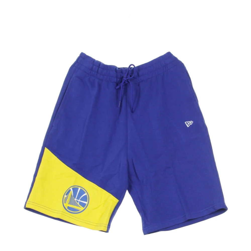 New era NBA Colour Block Shorts Blue Heren