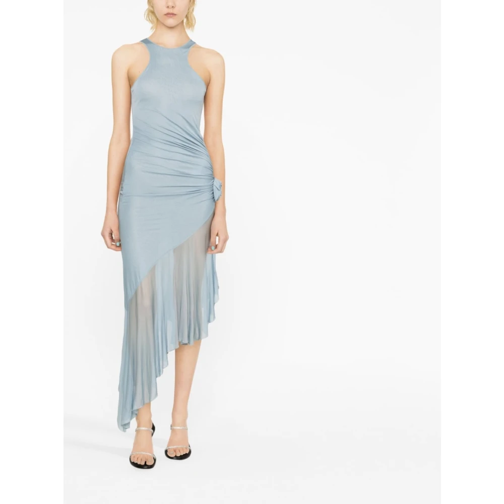 Blumarine Elegante Jurk Abito JER Blue Dames