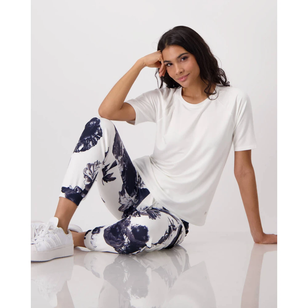 monari Stijlvol T-shirt 409372 Beige Dames