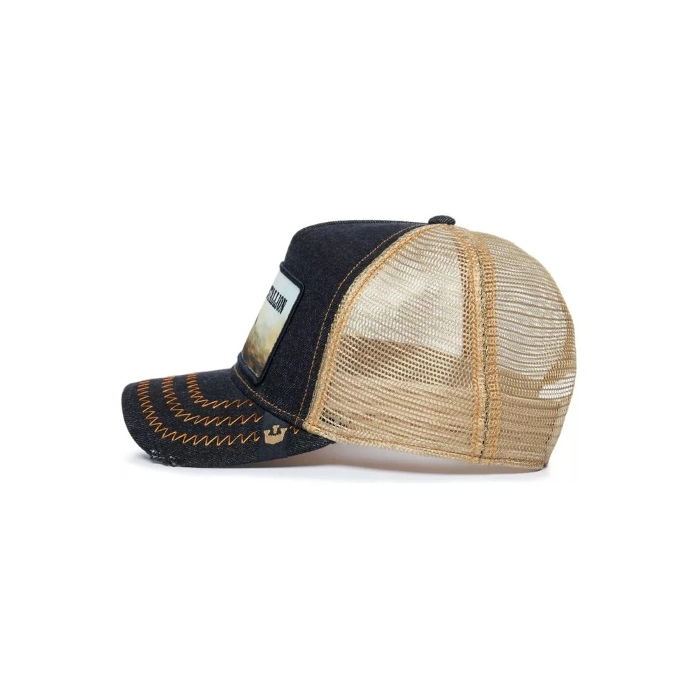 Goorin Bros Zwarte Bison Trucker Cap Black Heren