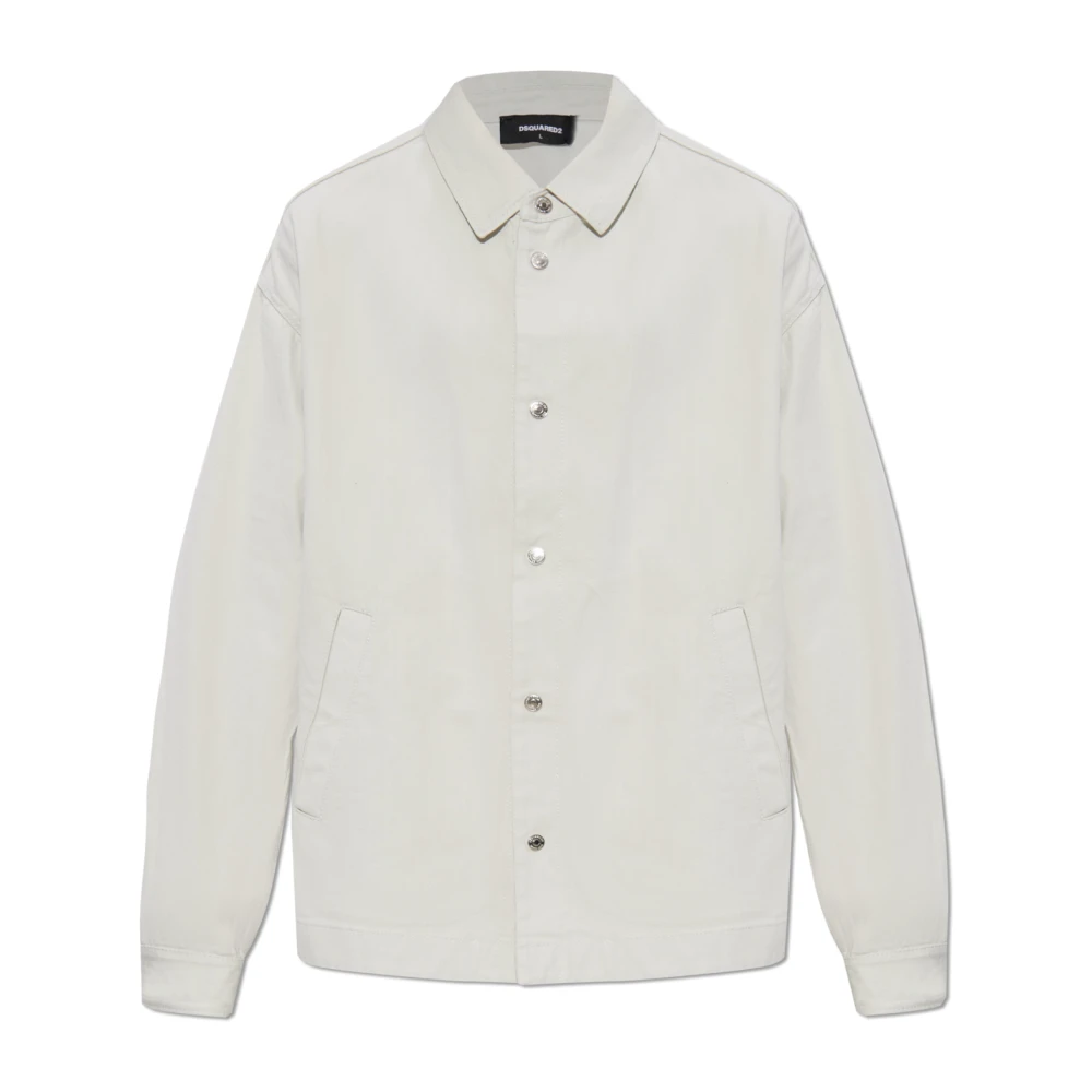 Dsquared2 Denim jas Gray Heren