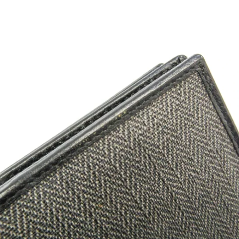 Bvlgari Vintage Pre-owned Leather wallets Gray Dames