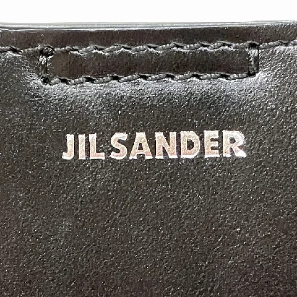 Jil Sander Pre-owned Leather shoulder-bags Black Dames