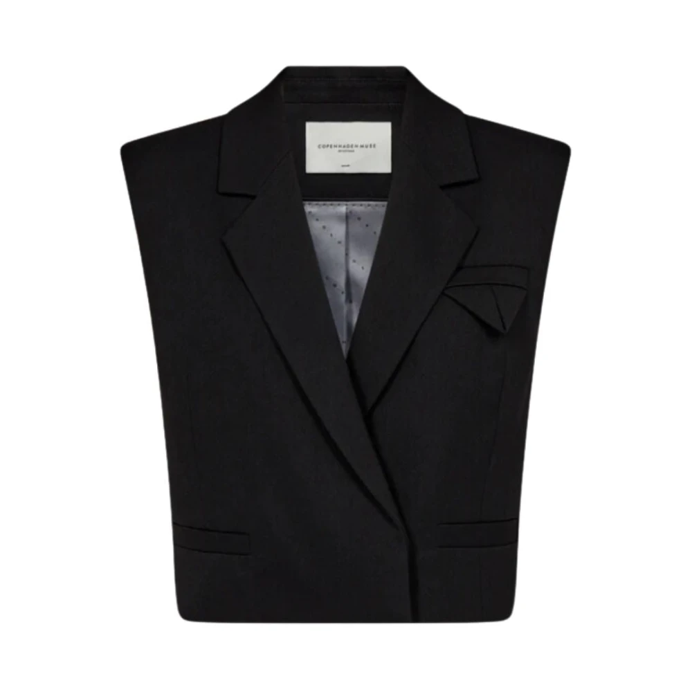 Copenhagen Muse Zwarte Kleermaker Gilet Black Dames