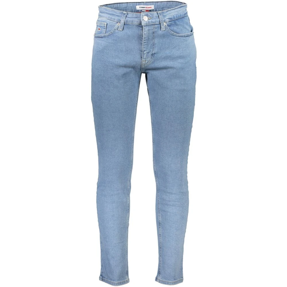 Tommy Hilfiger Blauwe Katoenen Jeans & Broek Blue Heren
