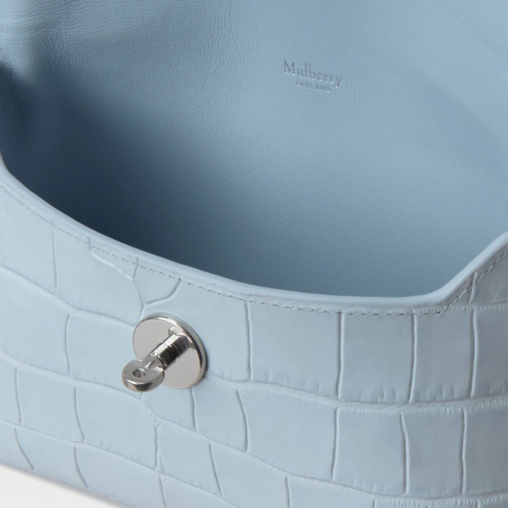 Mulberry Darley Cosmetische Pouch Poplin Blauw Blue Dames