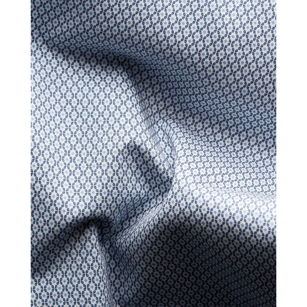 Eton Lange mouw overhemd Blue Heren