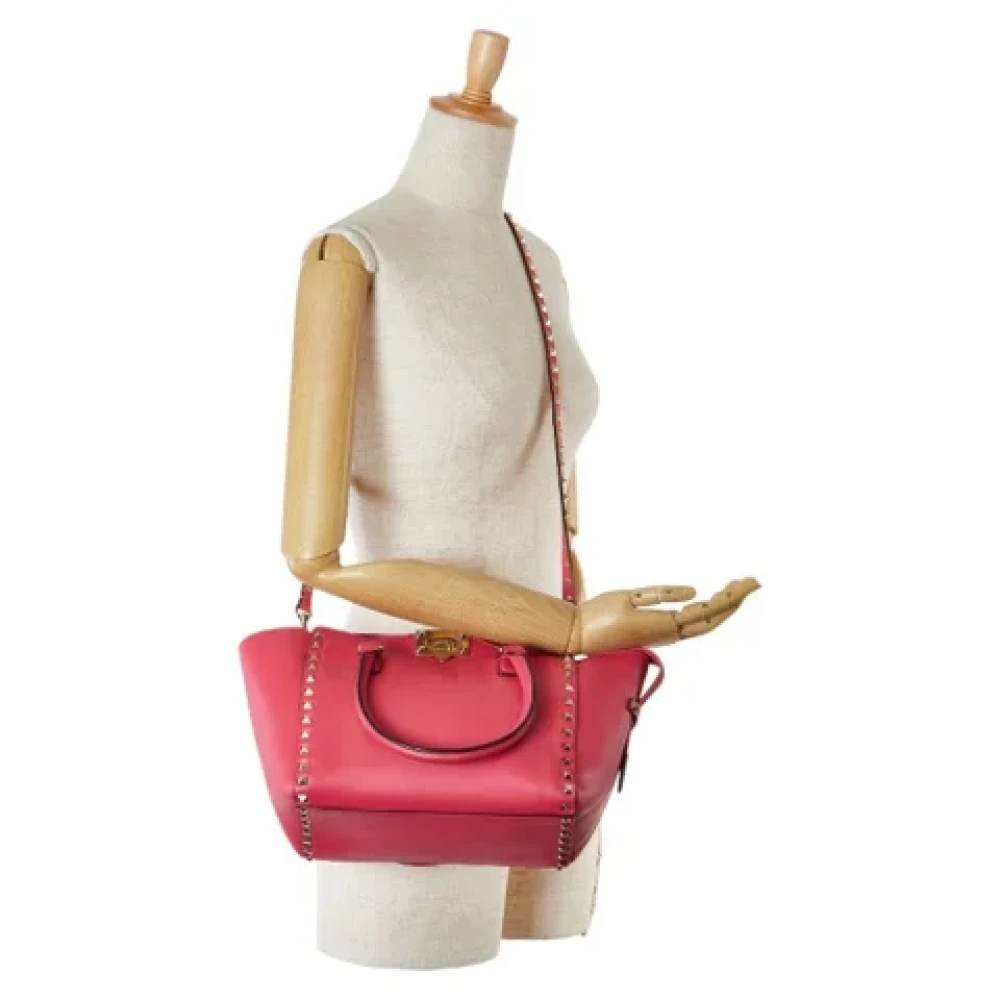 Valentino Vintage Pre-owned Leather handbags Pink Dames
